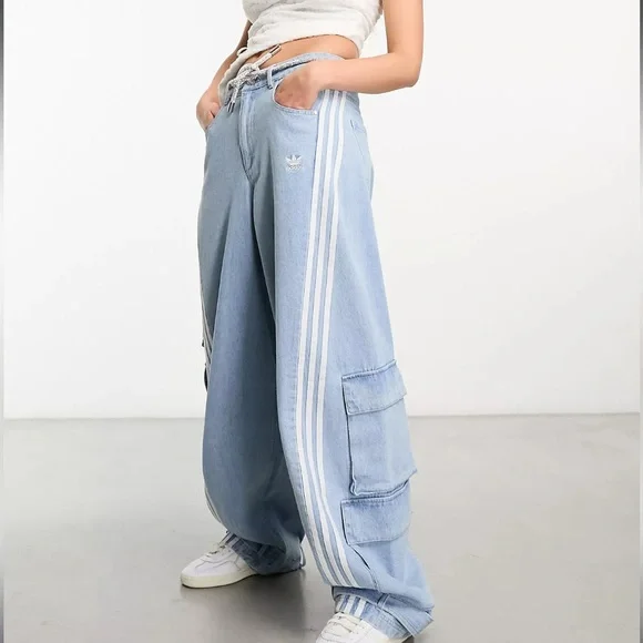 adidas | Jeans | Adidas Originals Three Stripe Adilenium